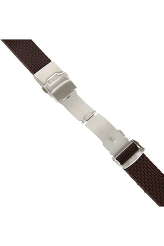Çikolata Kahverengi Kauçuk Silikon Saat Kordonu 24Mm Slikon Kayış