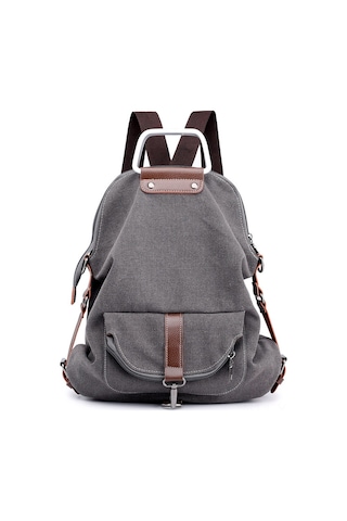 Geeksen Kadınlar İçin Çok Fonksiyonlu Vintage Sırt Çantası - Şık Ve Dayanıklı Siyah Kanvas Çanta Çok Renkli