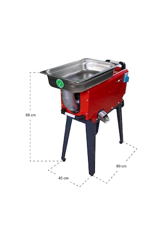 Salça Makinesi Sıkma Makinası 220 V 1,5 Kw 3000 Devir 400 Kg/s