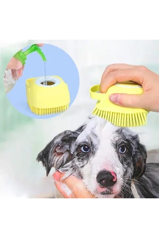 Bay Şampuan Hazneli Kedi Köpek Yıkama Kesesi Najmaddin
