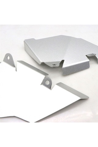 Xurunkeji Bmw R1200gs Adv 2013-2017 Gümüş Motosiklet Arka Koltuk Ayak Pedalı Çamurluk Çamurluk Gömme Kapağı Yolcu Sıçrama Koruyucusu Gümüş