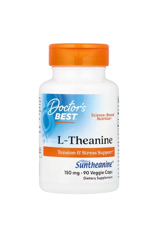 Doctor's Best L-theanine Contains Suntheanine Helps Reduce Stress & Sleep 150 Mg 90 Caps