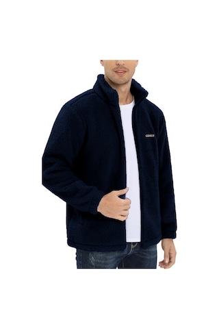 Genius Store Oversize Peluş Sweatshirt Erkek Polar Sweatshirt Erkek Sweatshirt Oversıze-peluss Lacivert