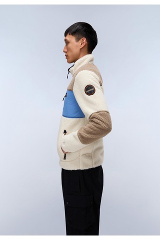 Napapijri Yupik Fz 3 Erkek Tam Fermuarlı Polar-30413 Beyaz