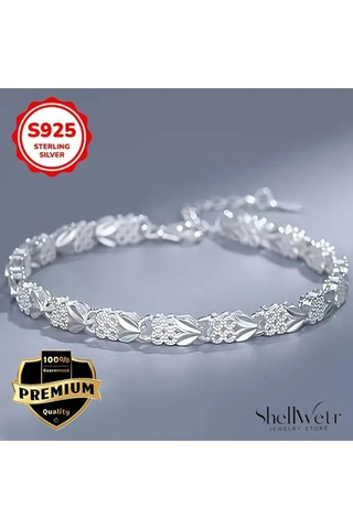 Fioréa 925 Ayar Gümüş Bileklik Sevgililer Günü , Annenize Verilecek En Güzel Gümüş Hediyesi Gümüş