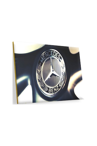 Cakasepetim Mercedes Benz Logo Ahşap Mdf Tablo