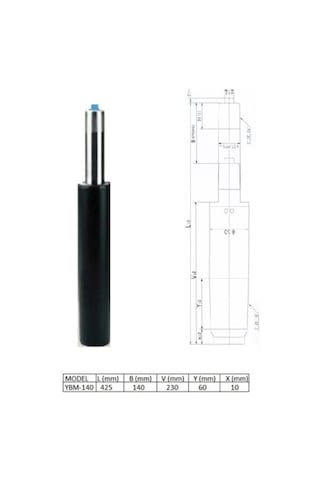 Depolife Piston Sekreter Müdür Koltuğu Için Amortisör Çalışma Sandalyesi