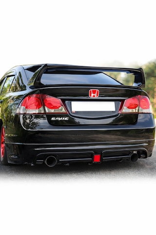 Honda Civic Fd6 2006-2012 Model Uyumlu Kırmızı Bağaj Logo Arka Amblem Oem Kalite