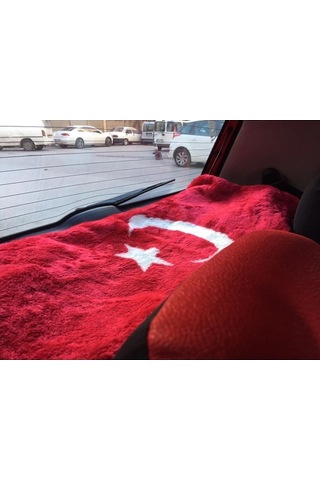 Peluş Türk Bayrağı Torpido Halısı Ay Yıldız N11.3189