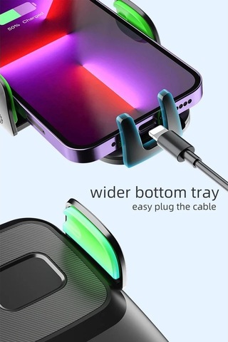 Createtech Cep Telefonu Tutucu Araba, Cam/pano/pencere Araç Telefonu Tutucu Dağı, Green -, Kullanışlı Montaj -