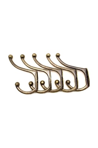 Hooks Country Style Bronz Cüzdan Şapka Havlu B Diğer