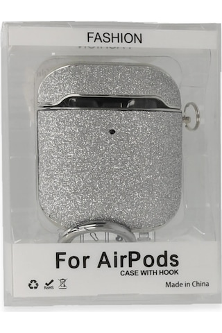 Newface - 503 - Apple AirPods Uyumlu 2 2.nesil Spell Simli Kılıf - Kmrsfres - - Gümüş