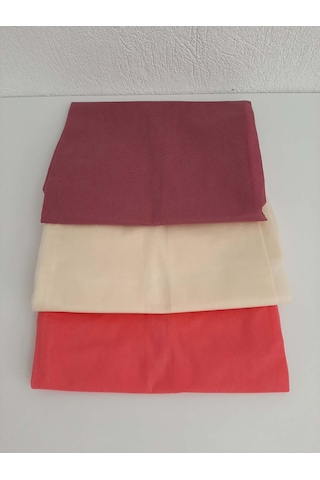 Mef Collection 3'lü Yastık Hurcu Çok Renkli