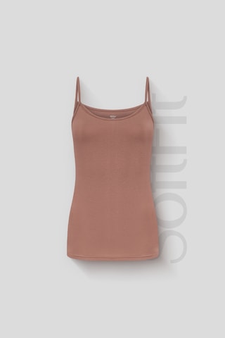 Auw Kadın İp Askılı Pamuklu Modal Basic Atlet 3'lü - Softfit Latte,bitter,bronz