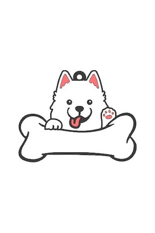 Majo İsimlik Samoyed 45mmx65mm