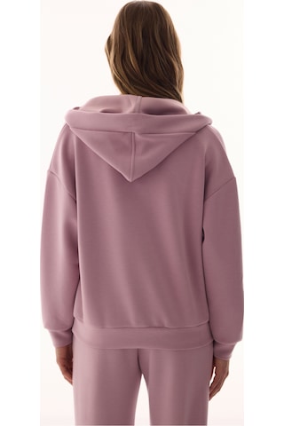 Penti Lila V Yaka Oversize Kapüşonlu Sweatshirt