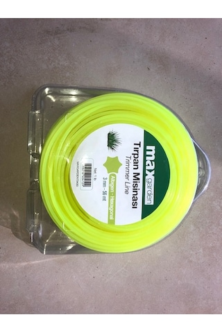 Maxgarden Tırpan Misinası Neon Sarı Altıgen 3.0 Mm - 56 Metre