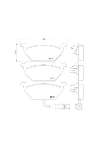 Audi A3 Ön Fren Balata 1996-2016 1k0698151d 0986495213 1.6, 1.2, 2.0, 1.8, 1.8 Tsı, 1.6 Fsı, 1.9 Tdı, 1.6 Tdı, 1.4 Tfsı, 2.0 Tdcı Duratorg