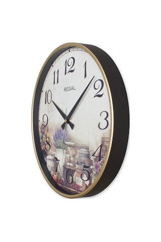 Regal 0638 B6 Vintage Desen Duvar Saati Çok Renkli