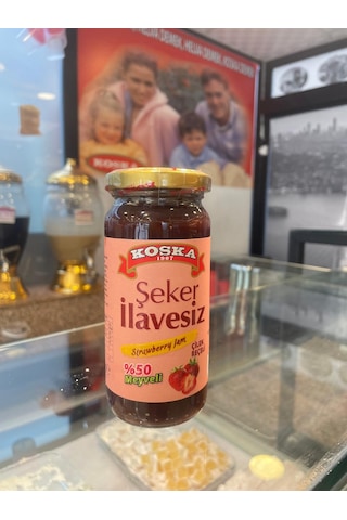 Koska Şeker İlavesiz Çilek Reçeli 270 Gr 1 Adet
