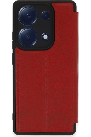 Gld-spt- Newface Xiaomi Redmi Note 13 Pro 4g Kılıf Flip Cover - Kırmızı