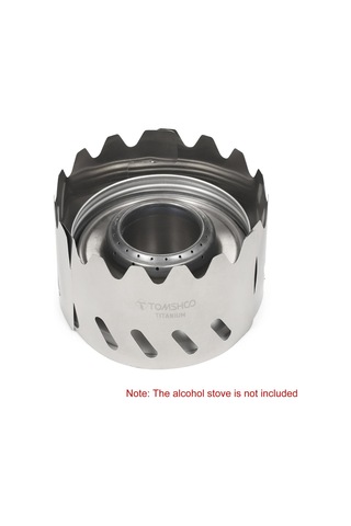 Tomshoo Taşınabilir Açık Ultralight Titanyum Alkol Soba Raf Kamp Yürüyüş İçin Ön Cam Standı Çok Renkli