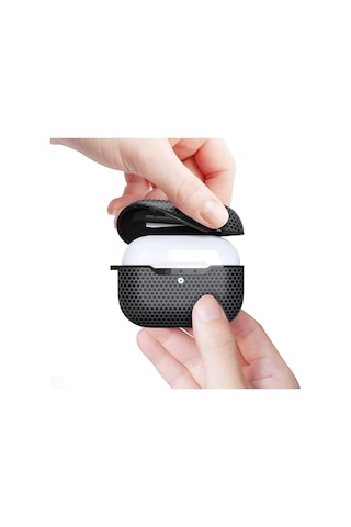 Apple Uyumlu AirPods Pro 2 Zore Airbag 31 Bal Peteği Tasarımlı Kılıf 001