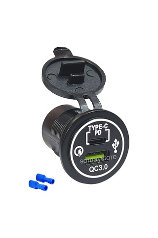 Marin Pano Tip Usb 3.0 + Type-C Soketi 12-24V