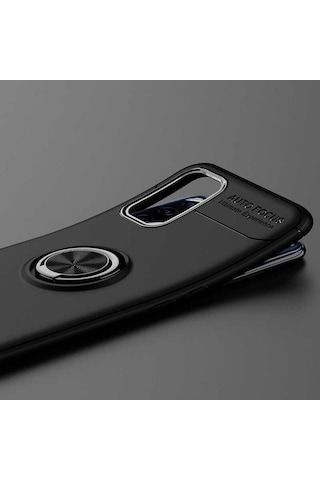 Oppo Reno A72 Kılıf Yüzüklü Magnetli Ravel Case