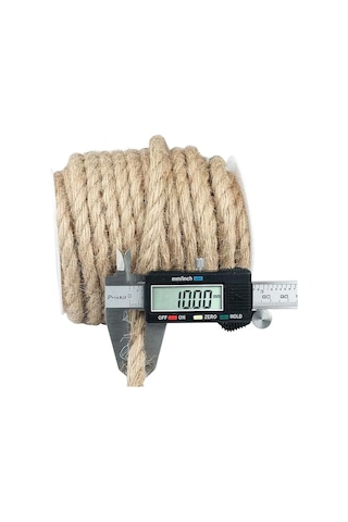 Jütburada Jüt Halat 10 Mm 100 Metre Hasır Dekor Süsleme İp