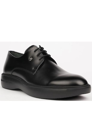 Pierre Cardin 7041 Siyah 45 47 Büyük Numara Erkek Ayakkabı Siyah