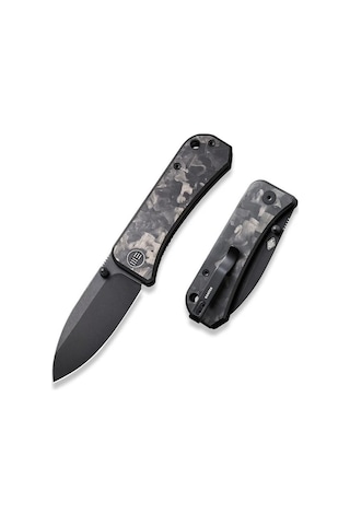 We Knife Banter Marble Carbon Fiber Handle Black Stonewashed Cpm S35vn Blade Kamp Çakı Siyah