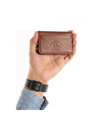 Newish Polo Hakiki Deri Kartlık Ve Cüzdan - New082 Taba
