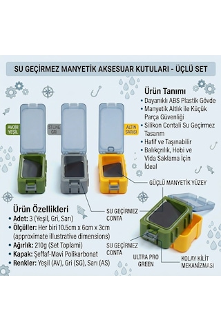 Avlivari Mıknatıslı Aksesuar Kutu-10292
