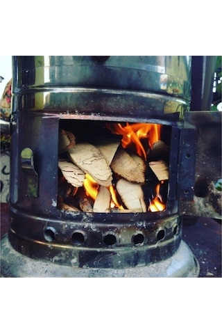 Zarif Iş Krom Semaver 3,5 Lt. Tek Musluk Odunlu Semaver Kömürlü S