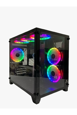 Gameforce Aqua 6 120mm Rgb Fanlı Matx Oyuncu Bilgisayar Kasası