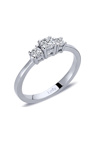 Lova 0,35 Karat Pırlanta Tria Yüzük - 1030131