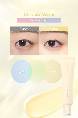 Dasique Güneş Koruyucu Ton Eşitleyici Ve Pürüzsüzleştirici Baz Correcting Sun Base 03 Lemon Cream