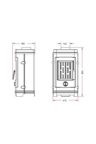 Invicta Remilly Döküm Odun Sobası - 6013 84
