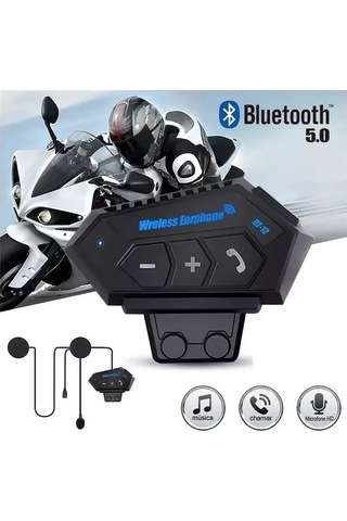 Tenfowee Motosiklet Kaskı Bluetooth Kulaklık: Ip67 Su Geçirmez, 32 Saat Sürekli Kullanım,免提 Arama Ve Müzik Kontrolü