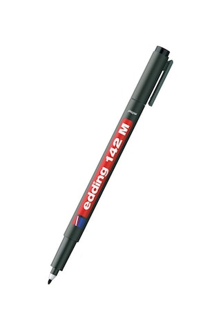 Edding E-142 M Çok Amaçlı Siyah Asetat Kalemi Siyah