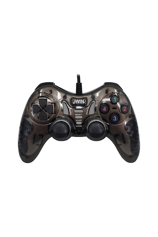 JWIN USB-1245 PC Gamepad Bilgisayar Oyun Kolu - Siyah