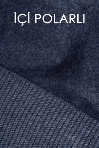 Erkek Paçası Ve Beli Lastikli Üç İplik Şardonlu Eşofman Altı 0341 Lacivert Lacivert