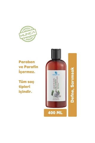 Hunca Care Defne & Sarımsak Özlü Saç Bakım Kremi 400 ML