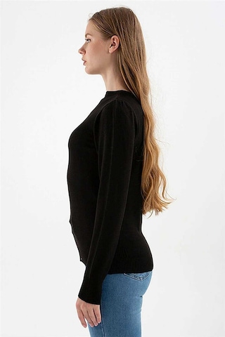 Fashion Friends Kadın Bisiklet Yaka Kazak 23k0245k1 Siyah