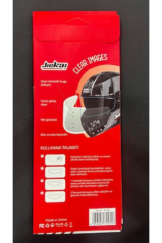 Jiekai Motorcu Kask Buhar Önleyici Film