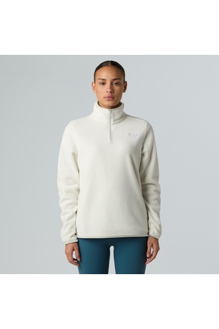 The North Face Kadın Glacıer Fleece 1/4 Zıpceket Nf0a8d2jqlı1 Beyaz