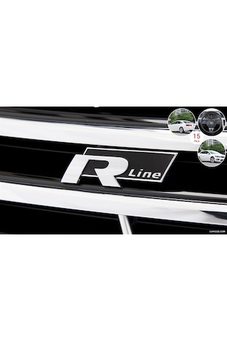 R-Line Yapıştırmalı Logo-Siyah / Yacı147 (546180406)