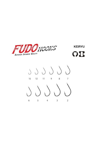 Fudo 1901 No:6 Keiryuu Black Nikel Olta İğnesi 17 Adet