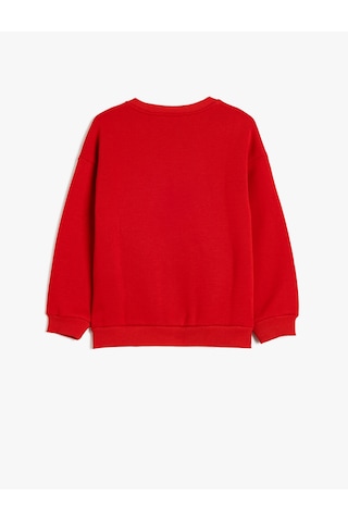 Koton Atatürk Sweatshirt Baskılı Uzun Kollu Bisiklet Yaka Kırmızı 5wkg10445ak Kırmızı